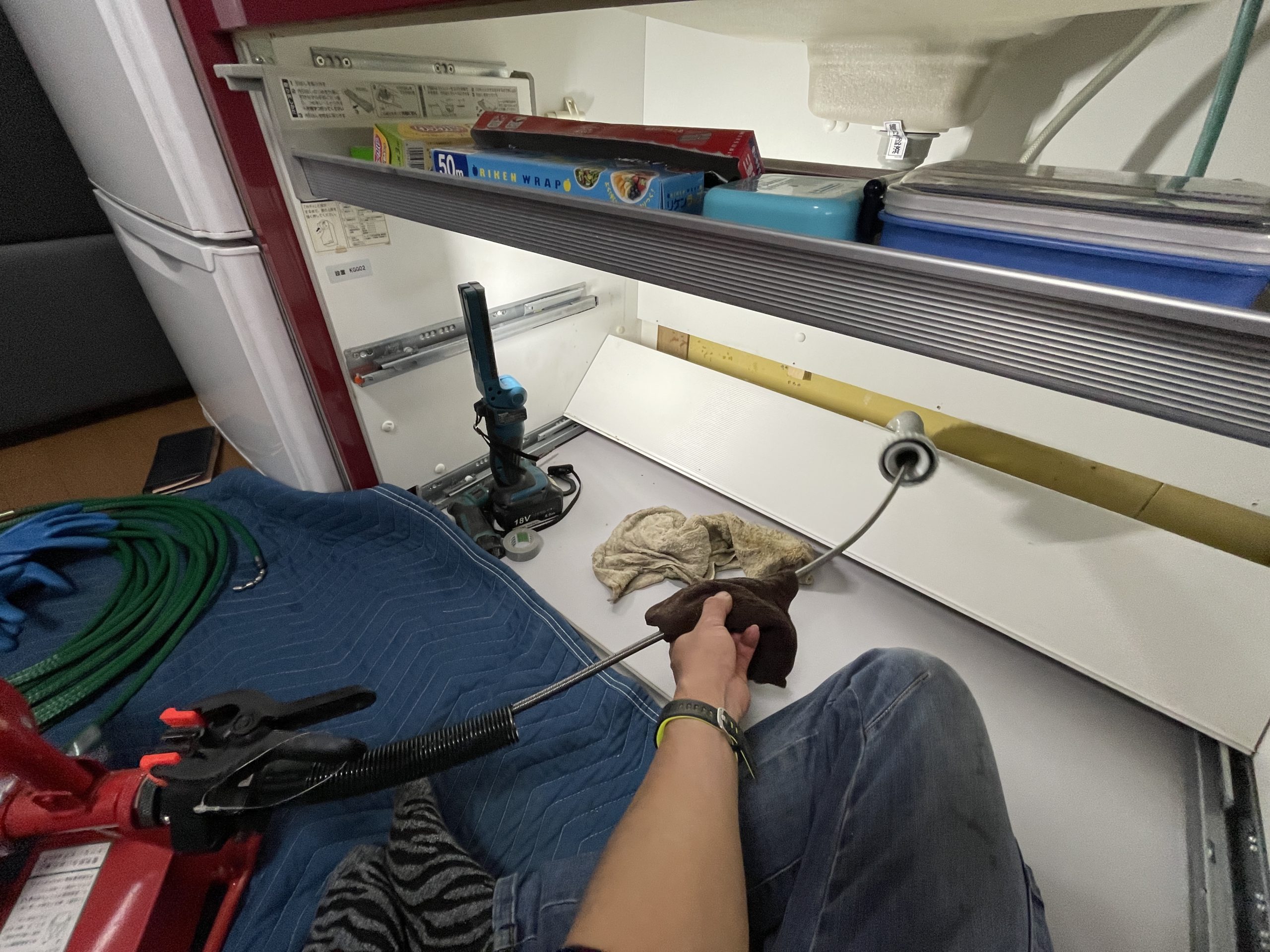 排水管詰まり直し高圧洗浄